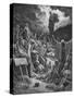 The Vision of the Valley of Dry Bones, Ezekiel 37:1-2, Illustration from Dore's 'The Holy Bible',…-Gustave Dor?-Stretched Canvas