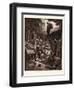 The Vision of the Valley of Dry Bones-Gustave Dore-Framed Giclee Print