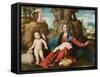 The Vision of the Virgin Mary, C.1518-20-Altobello Melone-Framed Stretched Canvas