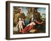 The Vision of the Virgin Mary, C.1518-20-Altobello Melone-Framed Giclee Print