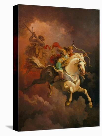 The Vision of the White Horse-Philip James De Loutherbourg-Stretched Canvas