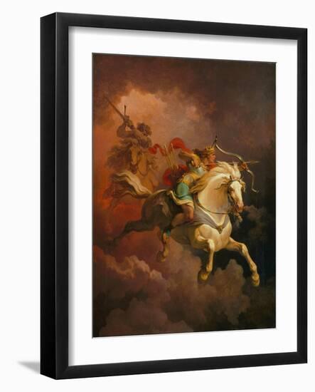 The Vision of the White Horse-Philip James De Loutherbourg-Framed Giclee Print