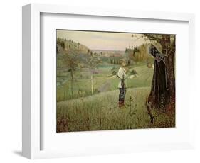 The Vision of the Young Bartholomew, 1889-90-Mikhail Vasilievich Nesterov-Framed Giclee Print