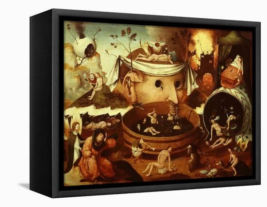 The Vision of Tondal-Hieronymus Bosch-Framed Stretched Canvas