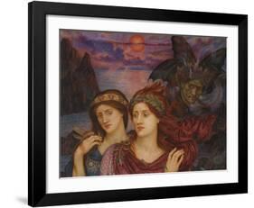 The Vision-Evelyn De Morgan-Framed Premium Giclee Print