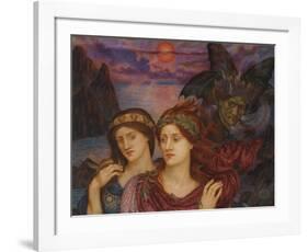 The Vision-Evelyn De Morgan-Framed Premium Giclee Print