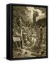 The Visions of Ezekial-Gustave Doré-Framed Stretched Canvas