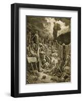 The Visions of Ezekial-Gustave Doré-Framed Giclee Print