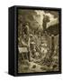 The Visions of Ezekial-Gustave Doré-Framed Stretched Canvas