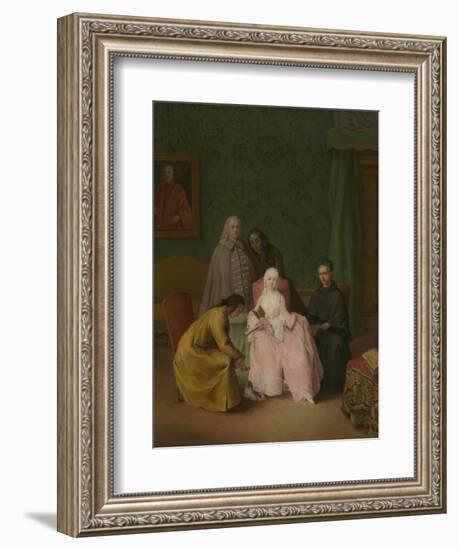 The Visit, 1746-Pietro Longhi-Framed Giclee Print