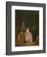 The Visit, 1746-Pietro Longhi-Framed Giclee Print