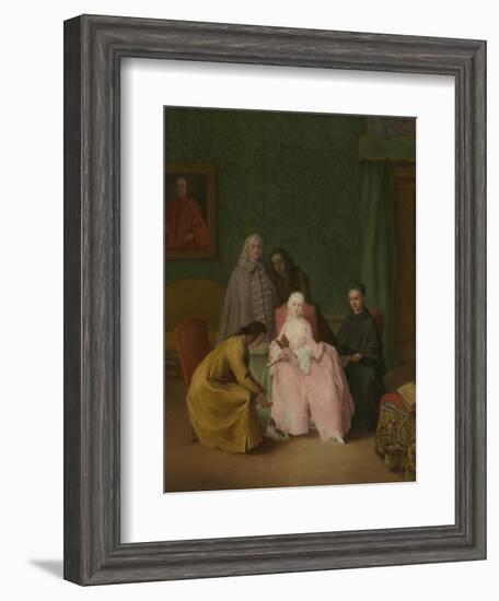 The Visit, 1746-Pietro Longhi-Framed Giclee Print