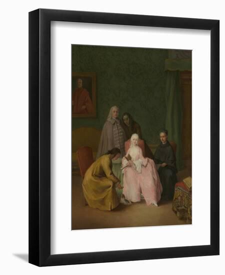 The Visit, 1746-Pietro Longhi-Framed Giclee Print