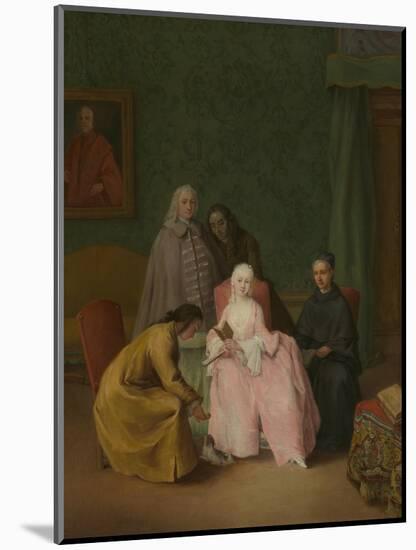 The Visit, 1746-Pietro Longhi-Mounted Giclee Print