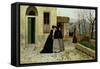 The Visit, 1868-Silvestro Lega-Framed Stretched Canvas