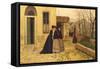 The Visit, 1868-Silvestro Lega-Framed Stretched Canvas