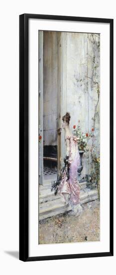 The Visit, 1874-Giovanni Boldini-Framed Giclee Print