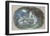 The Visit at Moonlight, 1832-Edmund Thomas Parris-Framed Giclee Print