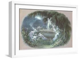 The Visit at Moonlight, 1832-Edmund Thomas Parris-Framed Giclee Print