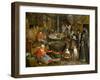 The Visit at the Leasehold Farm, circa 1597-Jan Brueghel the Elder-Framed Giclee Print