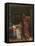 The Visit, before 1869 (Oil on Canvas)-Alfred Emile Stevens-Framed Stretched Canvas