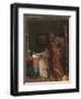 The Visit, before 1869 (Oil on Canvas)-Alfred Emile Stevens-Framed Giclee Print