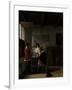 The Visit, c.1657-Pieter de Hooch-Framed Giclee Print