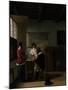 The Visit, c.1657-Pieter de Hooch-Mounted Giclee Print