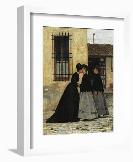 The Visit, Detail-Silvestro Lega-Framed Giclee Print