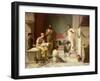 The Visit of a Sick Child to the Temple of Aesculapius, 1877-John William Waterhouse-Framed Premium Giclee Print