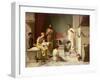 The Visit of a Sick Child to the Temple of Aesculapius, 1877-John William Waterhouse-Framed Premium Giclee Print