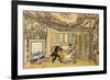 The Visit of Dr Syntax to the Widow Hopefull at York-Thomas Rowlandson-Framed Premium Giclee Print