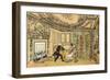 The Visit of Dr Syntax to the Widow Hopefull at York-Thomas Rowlandson-Framed Art Print