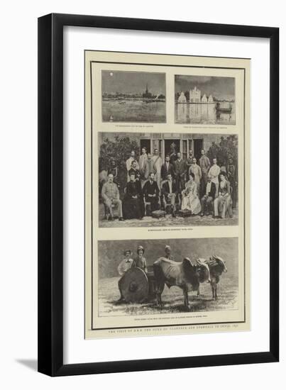 The Visit of Hrh the Duke of Clarence and Avondale to India, 1890-null-Framed Giclee Print