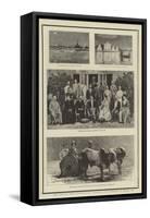 The Visit of Hrh the Duke of Clarence and Avondale to India, 1890-null-Framed Stretched Canvas