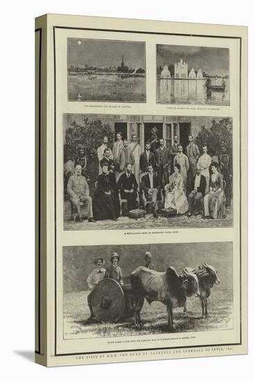 The Visit of Hrh the Duke of Clarence and Avondale to India, 1890-null-Stretched Canvas