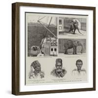 The Visit of the Abyssinian Envoys to England, Notes on the Voyage-null-Framed Giclee Print