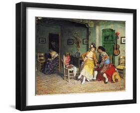 The Visit of the Bullfighter-Francisco Peralta-Framed Giclee Print