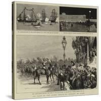 The Visit of the Crown Prince of Germany to Spain-Godefroy Durand-Stretched Canvas