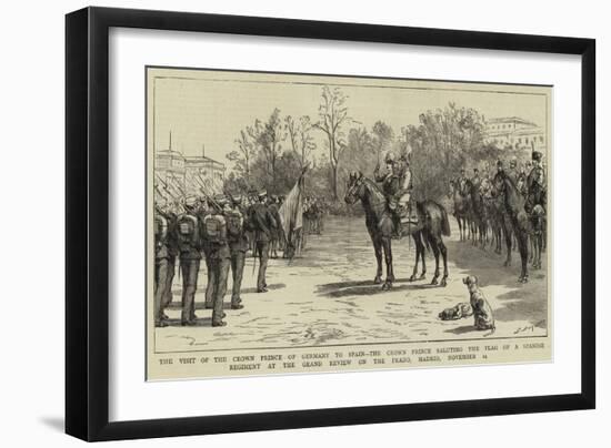 The Visit of the Crown Prince of Germany to Spain-Godefroy Durand-Framed Giclee Print