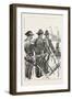 The Visit of the French Fleet: French Officers Saluting H.M. the Queen-null-Framed Giclee Print