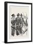 The Visit of the French Fleet: French Officers Saluting H.M. the Queen-null-Framed Giclee Print