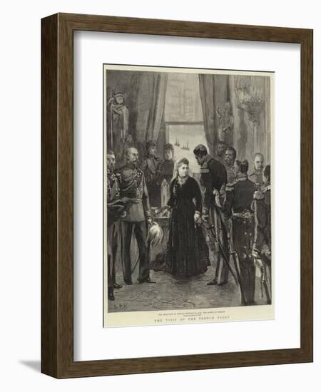 The Visit of the French Fleet-null-Framed Giclee Print