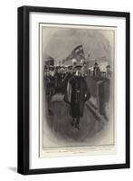 The Visit of the German Emperor, His Majesty Landing at Port Victoria-William Hatherell-Framed Giclee Print