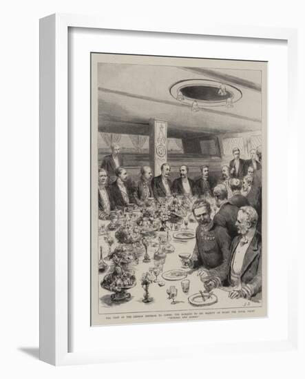 The Visit of the German Emperor to Cowes-Godefroy Durand-Framed Giclee Print