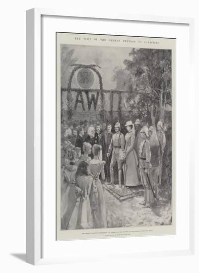 The Visit of the German Emperor to Palestine-Henry Charles Seppings Wright-Framed Giclee Print