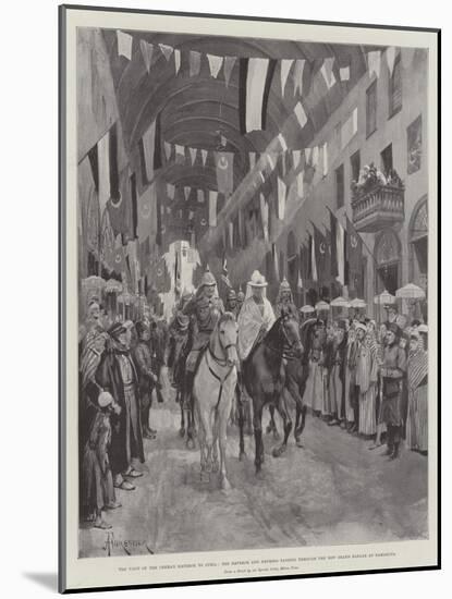 The Visit of the German Emperor to Syria-Amedee Forestier-Mounted Giclee Print