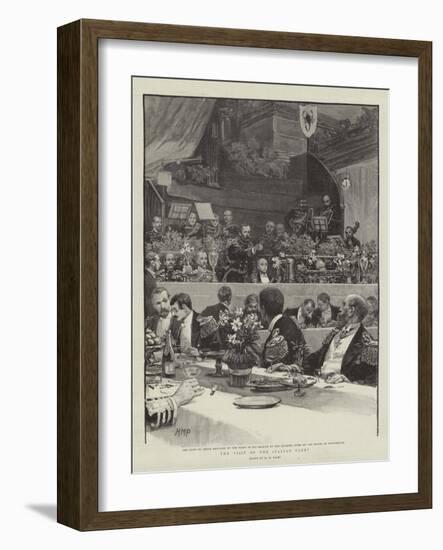 The Visit of the Italian Fleet-Henry Marriott Paget-Framed Giclee Print