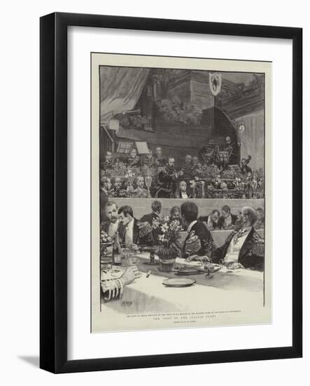 The Visit of the Italian Fleet-Henry Marriott Paget-Framed Giclee Print