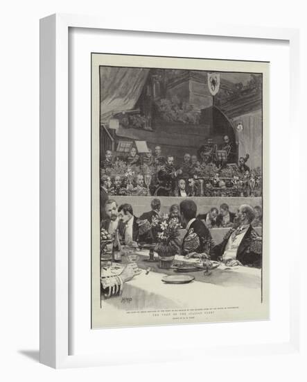 The Visit of the Italian Fleet-Henry Marriott Paget-Framed Giclee Print